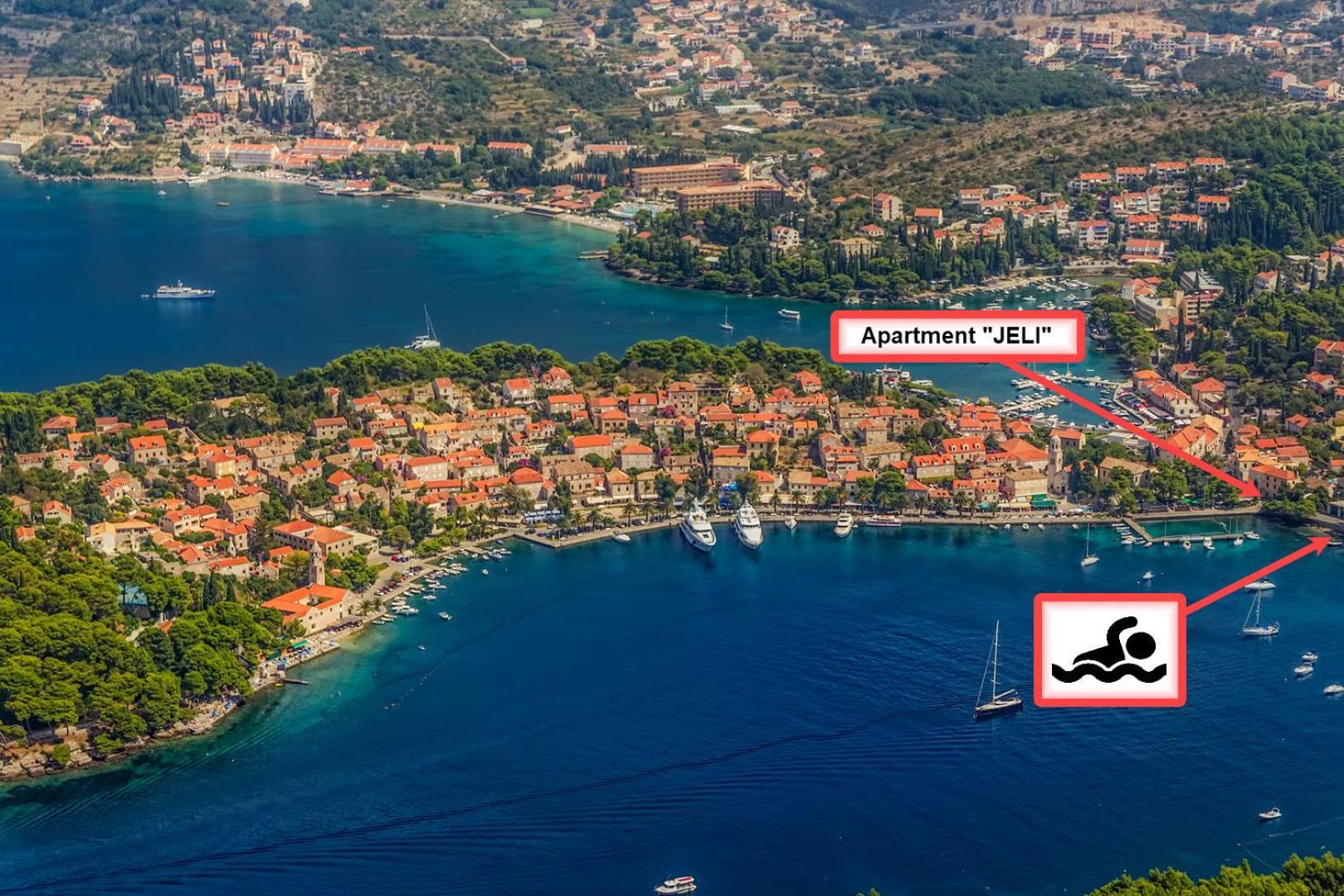 Studio Apartment Jeli Cavtat Bagian luar foto